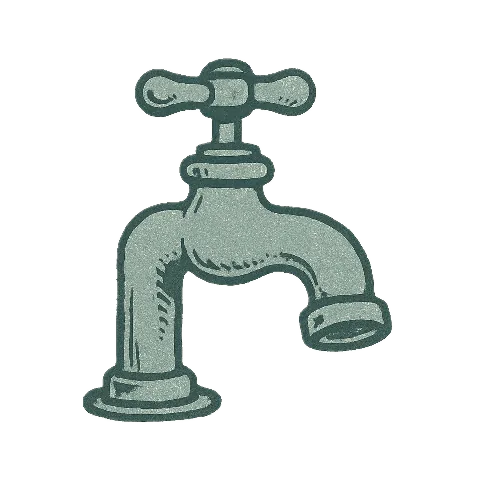 Illustration of a faucet